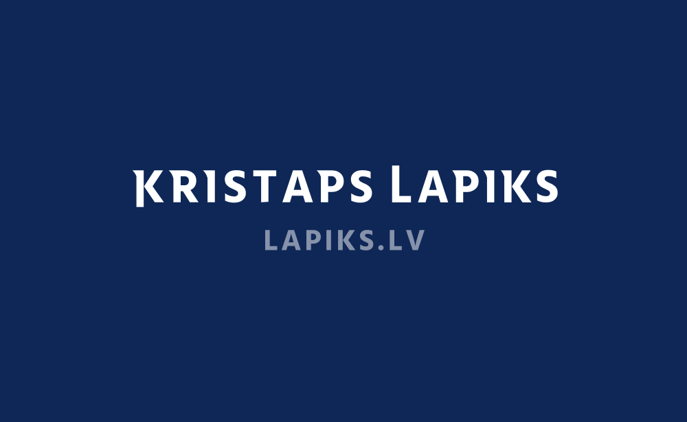 Kristaps Lapiks Logo large